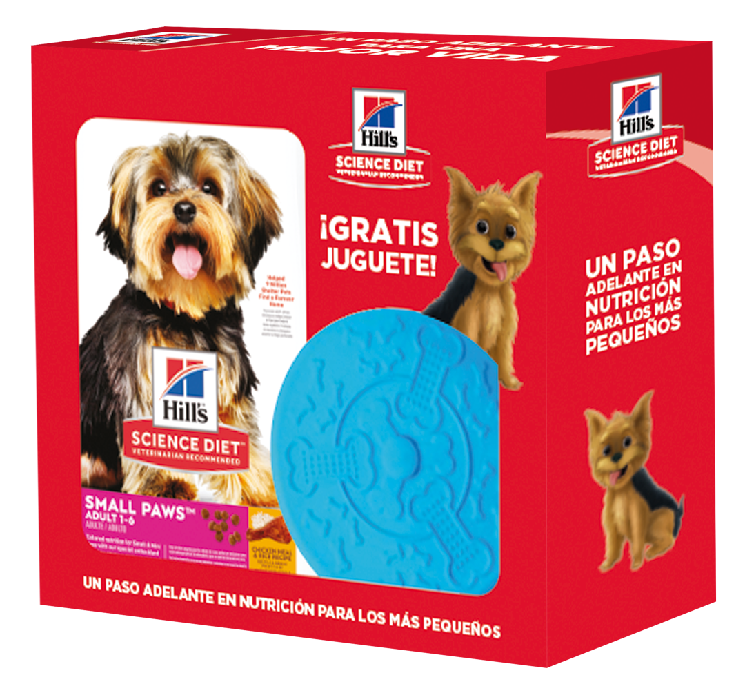 Combo adult small paws + frisbee