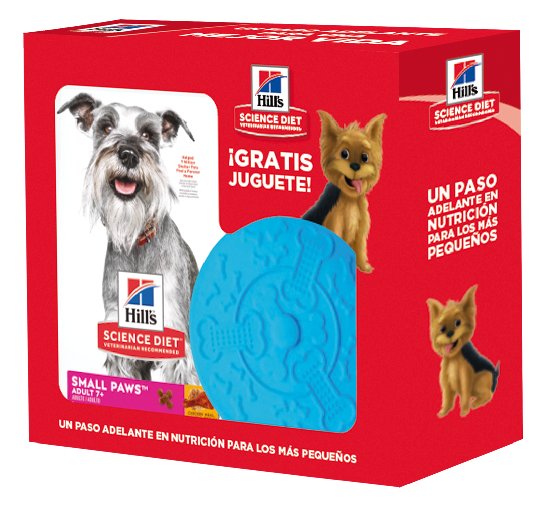 Combo adult + 7 small paws + frisbee