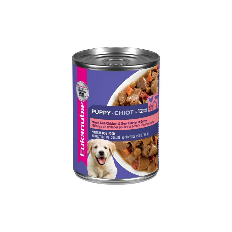 Eukanuba - Alimento Húmedo en Lata para Perro Adulto sabor Pollo y Ternera