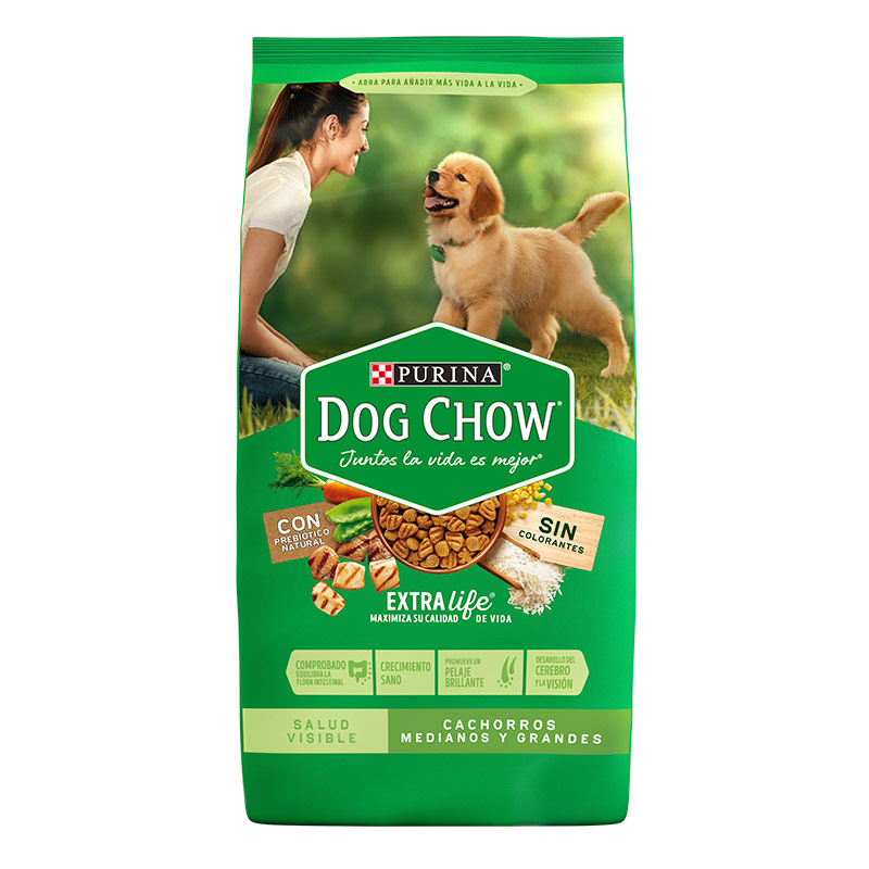 Dog Chow - Alimento Cachorros Medianos y Grandes Carne y Pollo