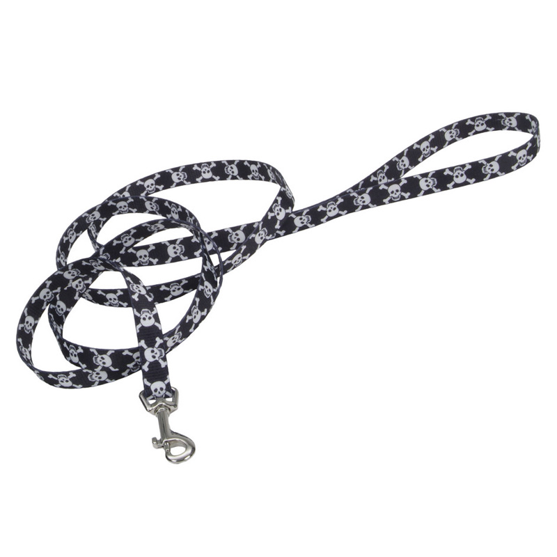 Coastal - Correa para Perro Styles Black Skulls