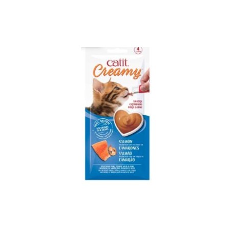 Catit - Creamy Salmón y Camarón para Gatos