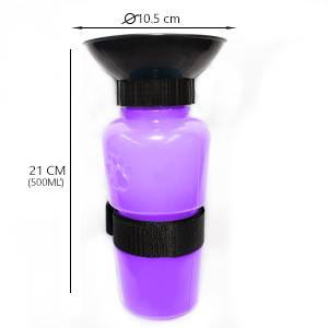 Bebedero Portable - Flush Violeta.