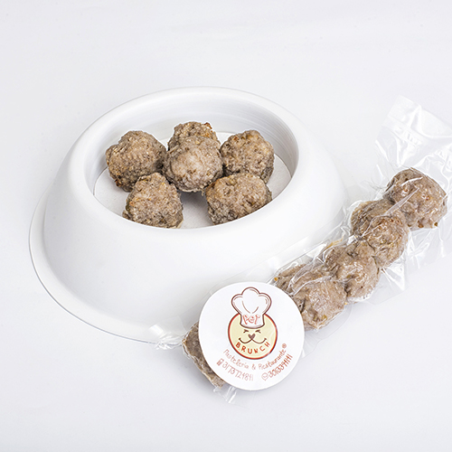 Pet Brunch Albóndigas Res Manzana