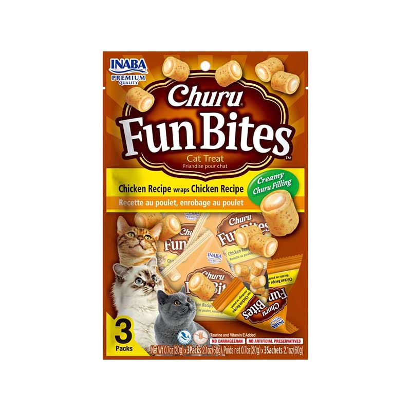 Churu Fun Bites - Pollo para Gatos