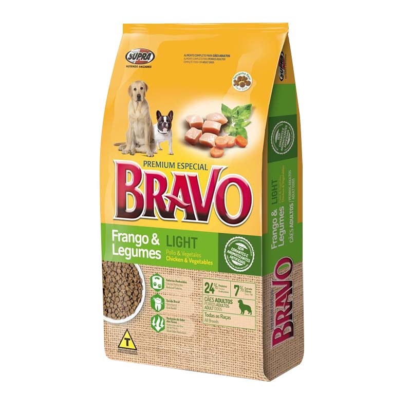 Bravo - Alimento para Perro Adulto Pollo y Cereales Light