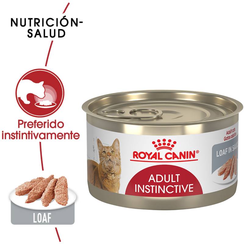 Royal Canin - Alimento Húmedo en Lata para Gato Adulto Instinctive Loaf