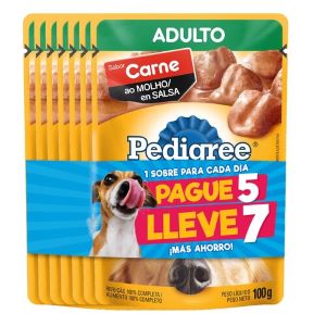 Pedigree - Alimento Húmedo Perro Adulto Pague 5 Lleve 7 Sobres