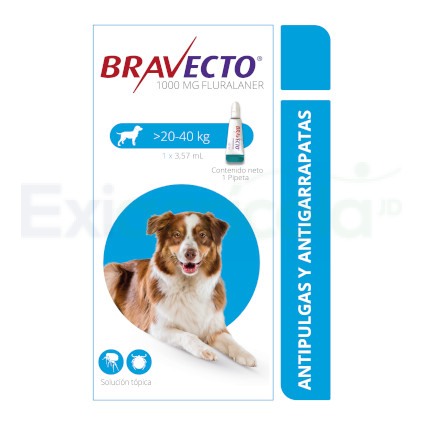 Bravecto - Perros De 20 Hasta 40 Kg.