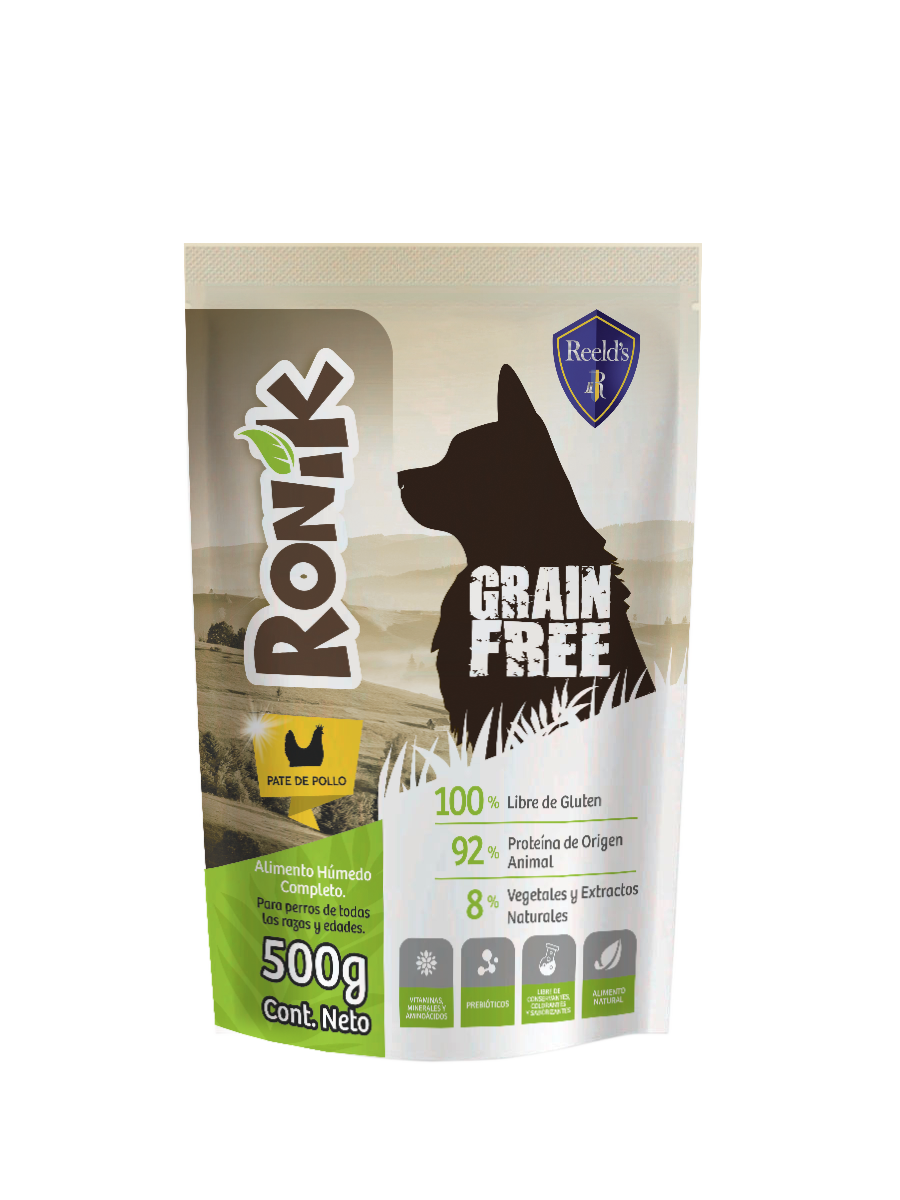 Reeld´s - Alimento Húmedo Congelado Ronik Grain Free Sabor Pollo