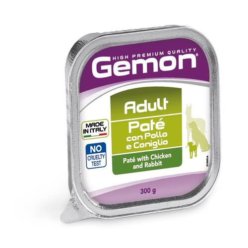 Gemon Dog adult pate chicken  rabbit