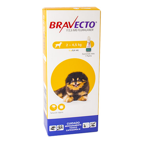 Bravecto Spot On - Perros De 2 Hasta 4,5 Kg.- Inactivo