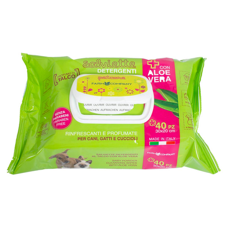 Farm Company - Toallitas Húmedas Aloe Vera