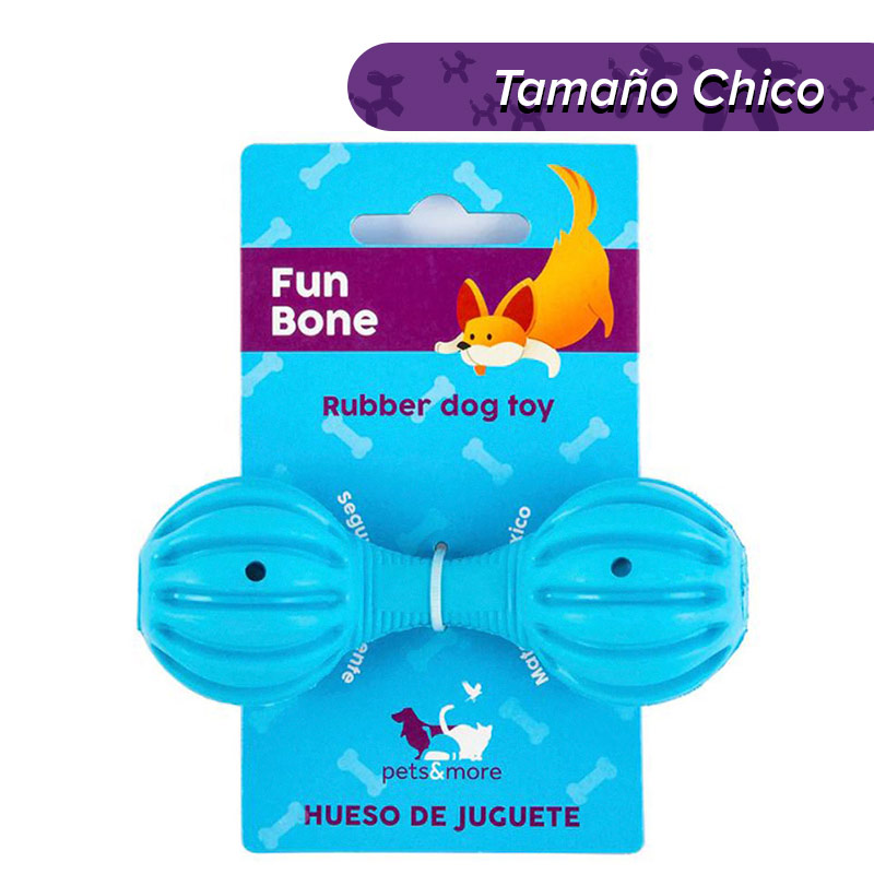 Pets & More Hueso De Juguete Para Mascotas Azul