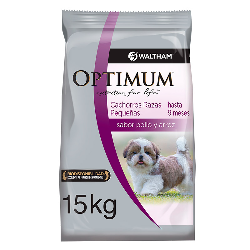 Optimum - Alimento Cachorros Razas Pequeñas Sabor Pollo