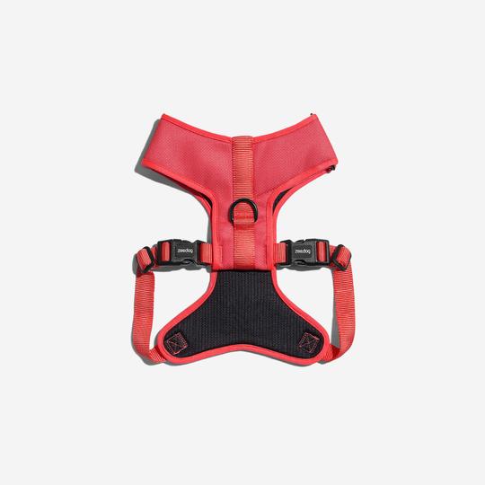zeedog-arnes-neon-coral-ajustable-air-mesh