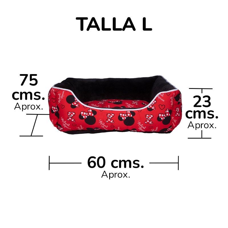 primavera-cama-con-borde-mascotas-disney-minnie