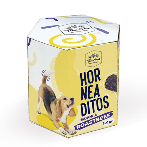 Three Pets - Horneaditos Con Sabor A Roast Beef