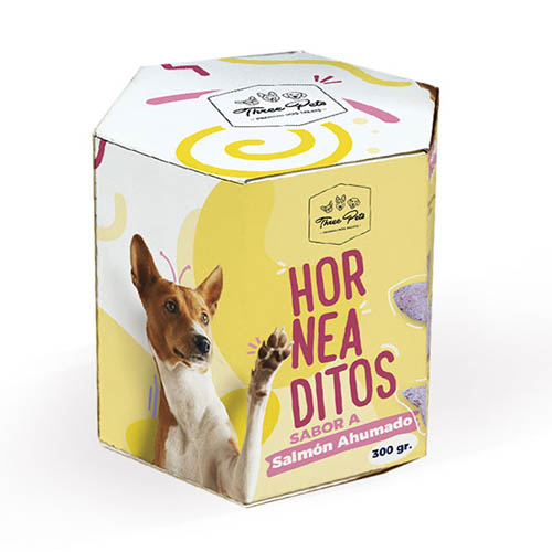 Three Pets -  Horneaditos Con Sabor A Salmón Ahumado