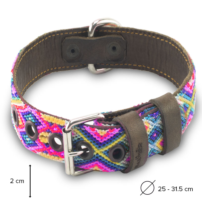 bkolor-collar-artesanal-rosa-fuerte-para-mascota