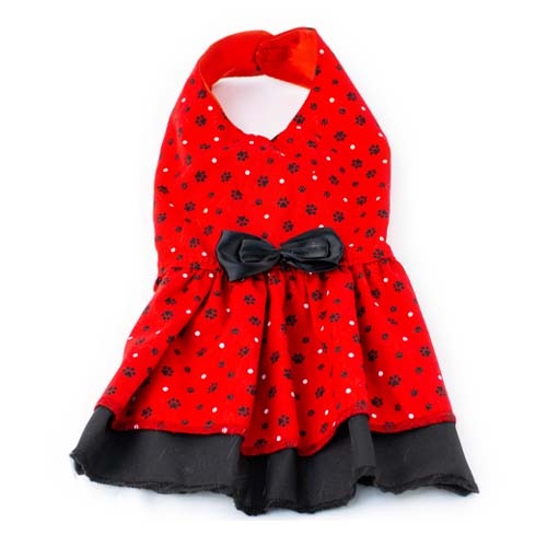 catm-vestido-huellitas-con-mono-rojo