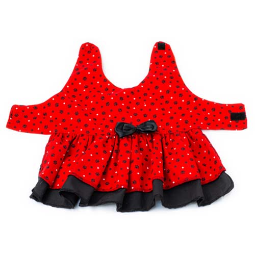 catm-vestido-huellitas-con-mono-rojo