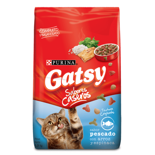 GATSY PESCADO, ARROZ Y ESPINACA 1,5 KG