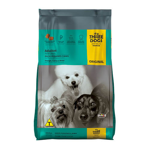 Three Dogs - Alimento Adultos Razas Mini y Pequeñas