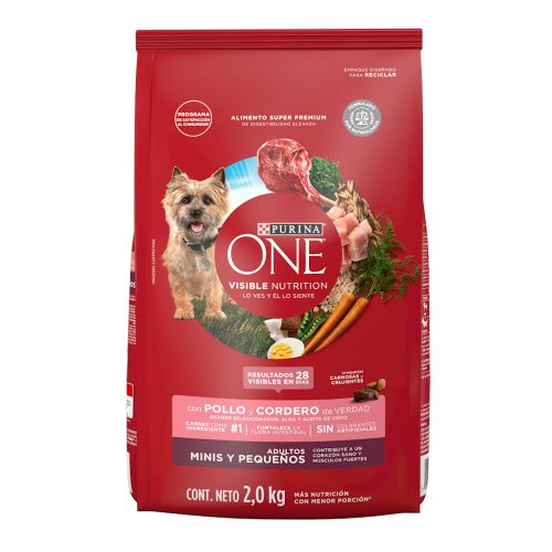 ONE - Perros Adultos Minis y Pequeños Pollo y Cordero
