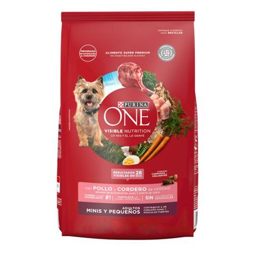 ONE -  Perros Adultos Minis y Pequeños Pollo y Carne