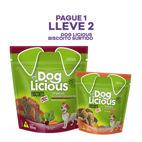 PROMO PAGUE 1 LLEVE 2 DOG LICIOUS BISCOITO SURTIDO