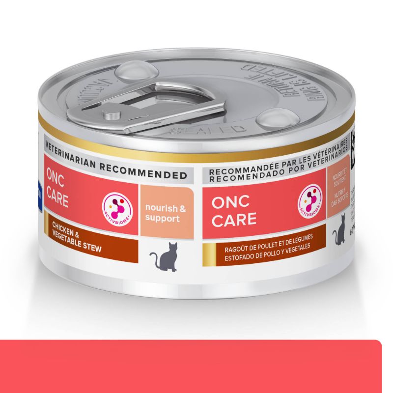 Hill's Prescription Diet - Alimento Húmedo para Gato ONC Care, Nutrición y Apoyo de Recuperación