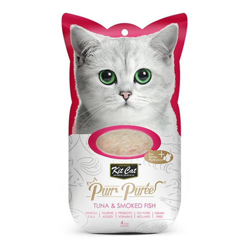 Kit Cat - PurrPurée Atún y Pescado Ahumado