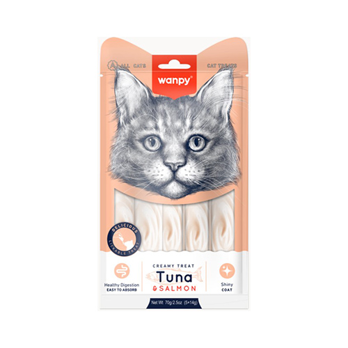 Wanpy - Creamy Treat Atún y Salmón