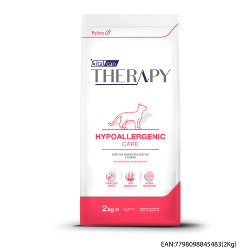 Vitalcan Therapy -  Gatos Con Sensibilidad Cutánea Y/O Digestiva