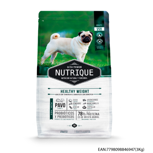 Nutrique - Perro Adulto Con Sobrepeso O Tendencia