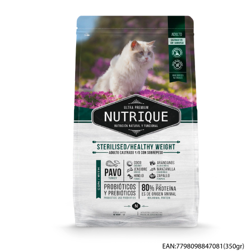 Nutrique - Gato Adulto Castrado / Control Peso