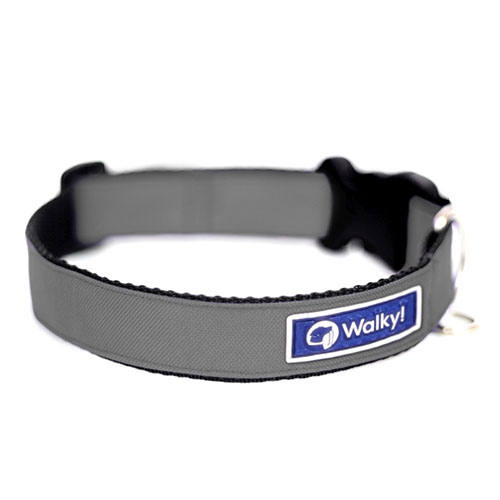 Walky - Collar Portaplaca - Gris