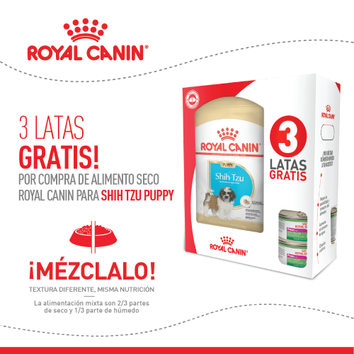 Royal Canin - Shih Tzu Puppy - Gratis 3 Latas