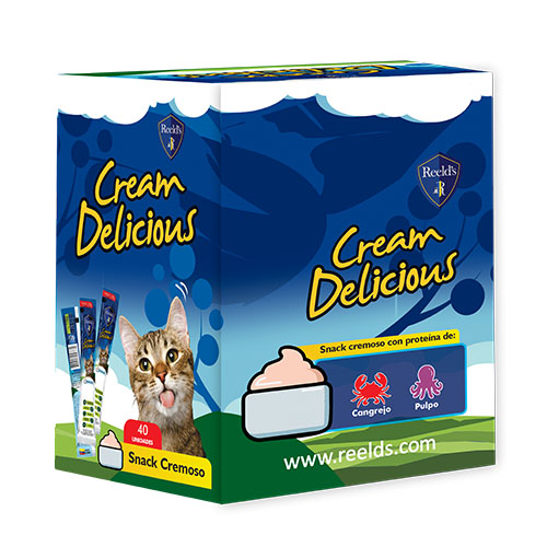 Reeld's - Cream Delicious Cangrejo – Pulpo caja x40und