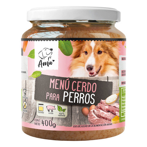 Ama - Alimento Húmedo Esterilizado para Perro Cerdo