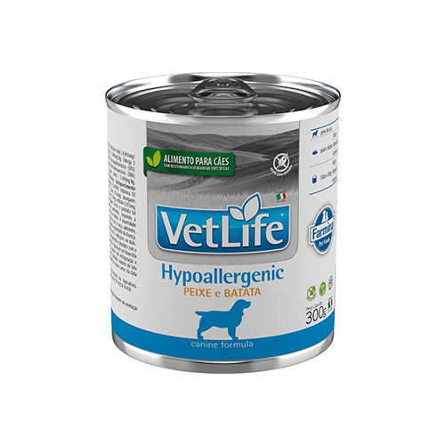 Vet Life - Alimento Húmedo Hipoalergénico Perro Pescado