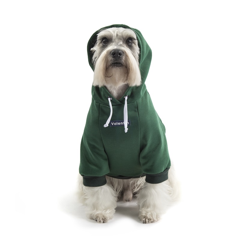 valentin-for-pets-hoodie-verde-oscuro