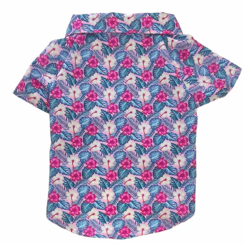 doglamour-camisa-guayabera-tropical-flowers