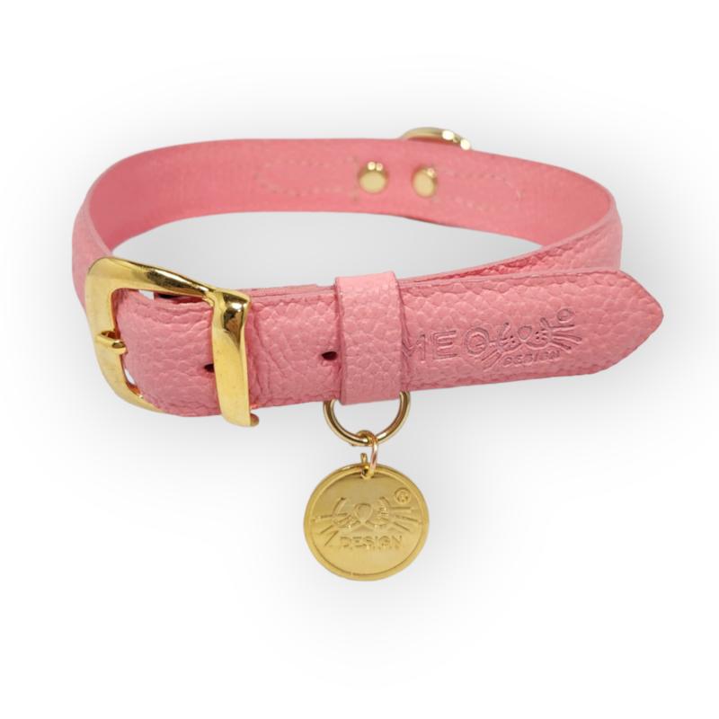 meow-design-collar-cuero-texturizado-granulado-rosado