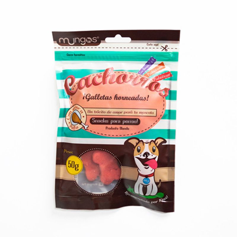 Mungos - Galletas Cachorros Sabor A Pollo