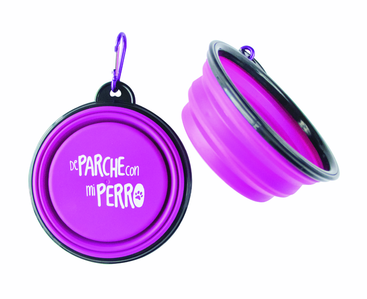 Plato Plegable De Parche Con Mi Perro