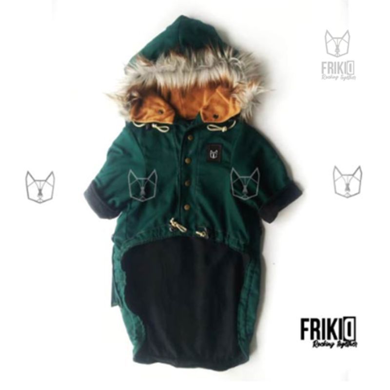 Frikidesign - Parka Verde Frikidpet