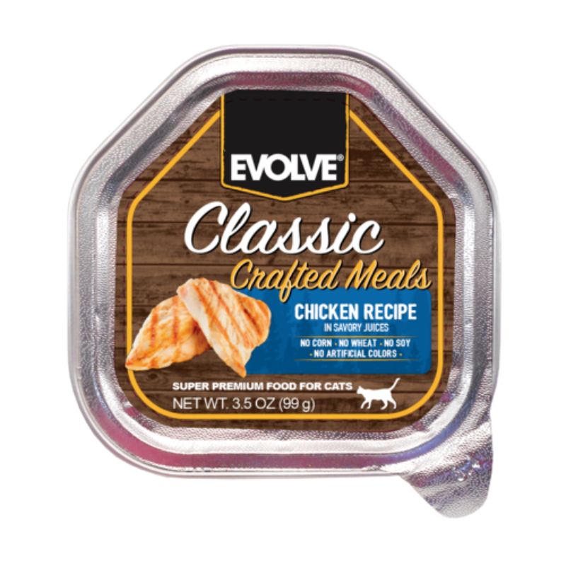 Evolve - Cat Bandeja Classic Crafted Meals Pollo