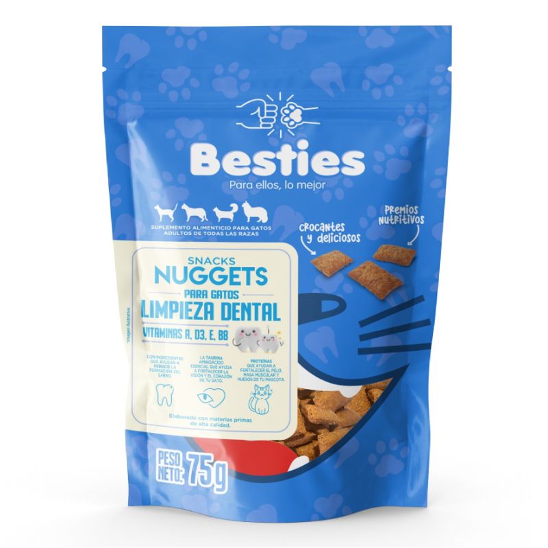 besties-snacks-nuggets-gatos-limpieza-dental
